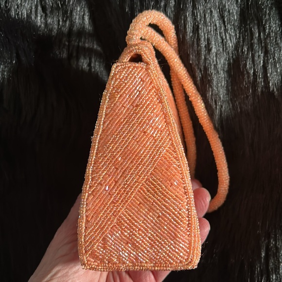 Glam Gem orange beaded handbag - Picture 5 of 11